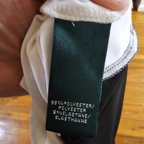 Lauren Ralph Lauren Women's Dress Size 10 Black and White - Picture 7 of 7